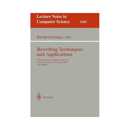 Rewriting Techniques And Applications