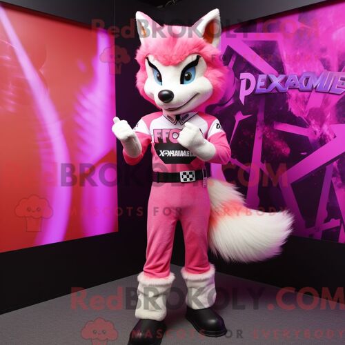 Personnage Mascotte Redbrokoly D Un Drapeau Irlandais Jaune Citron Habillé D Une Chemise En Popeline Et De Bonnets