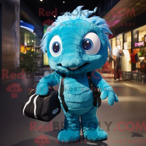 Personnage Mascotte Redbrokoly D Un Orang-Outan Habillé D Une Robe Droite Et De Lunettes