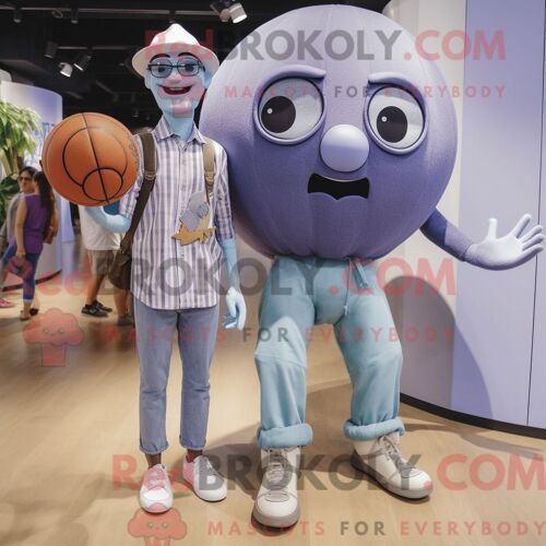 Personnage Mascotte Redbrokoly D Un Silver Ray Habillé D Une Veste De Motard Et De Porte-Monnaie
