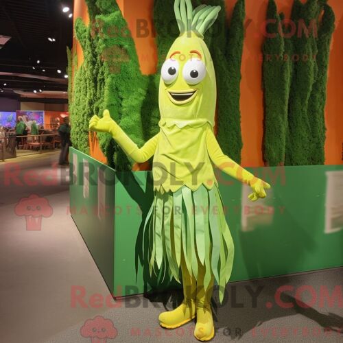 Costume De Mascotte Redbrokoly De Zébu Marron Habillé D Une Couverture Et De Clips Pour Écharpe