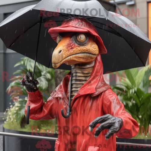 Personnage Mascotte Redbrokoly D Un Appareil Photo De La Marine Habillé D Un Short De Course Et D Épingles À Chapeau