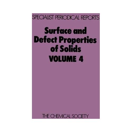 Surface & Defect Properties Of Solids