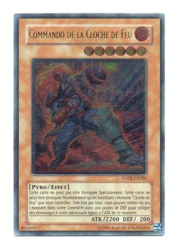 Commando De La Cloche De Feu  Anpr-Fr086  Ultimate Rare