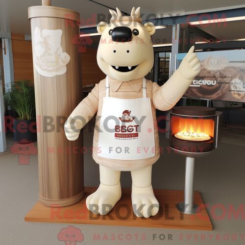 Personnage Mascotte Redbrokoly D Un Hot Dog Marron Habillé D Un Jean Boyfriend Et D Écharpes