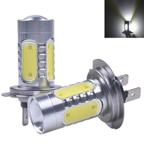 Source De Lumière Led Antibrouillard H7 7.5w 12v Dc, 2 Pièces, Universel, Haute Puissance, Cob, Pour Voiture