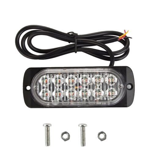 Clignotants 12led Pour Ford Raptor F150, 1 Pièce, 12-24v, Feux Latéraux De Camion, Feux D'avertissement, Feux De Porte, Ambre