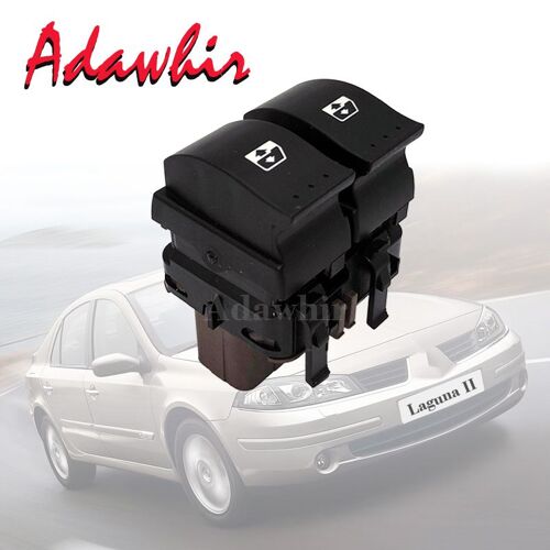Interrupteur De Commande Des Vitres Avant Gauche Et Droite Pour Renault Laguna Ii, Avec Protection Anti-Pincement, Pour Modèles 8200315040, 8200315050