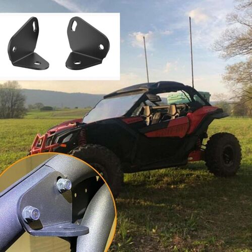Support D'invite De Montage Pour Can Am Maverick Bery 2017-2022, Installation Réglable Arrière Led Feel Whip Antenne Lumière