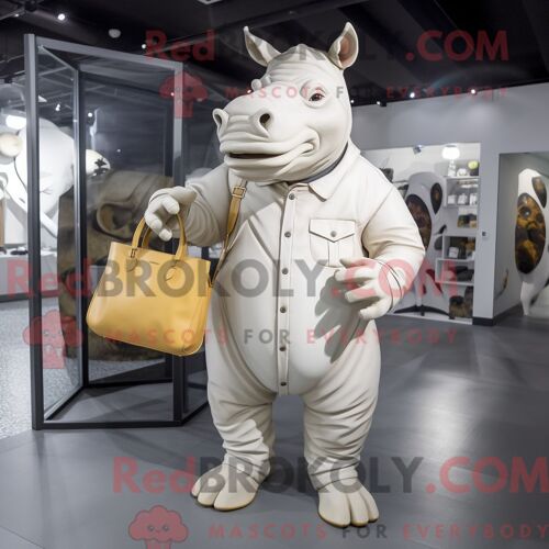 Personnage Mascotte Redbrokoly D Un Chevalier Médiéval Argenté Habillé D Un Pantalon Chino Et De Besaces