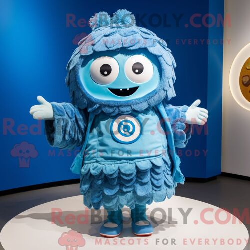 Personnage Mascotte Redbrokoly D Un Rhinocéros Jaune Citron Habillé D Une Blouse Et De Pinces À Cheveux