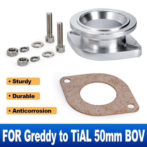 Adaptateur De Colle En Aluminium Pour Greddy À Tial, Soupape De Soufflage Bov, Ajustement Direct, 50mm