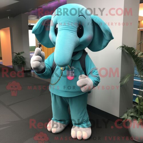 Personnage Mascotte Redbrokoly D Une Fée Des Dents Rouges Habillée D Un Jeans Skinny Et De Casquettes