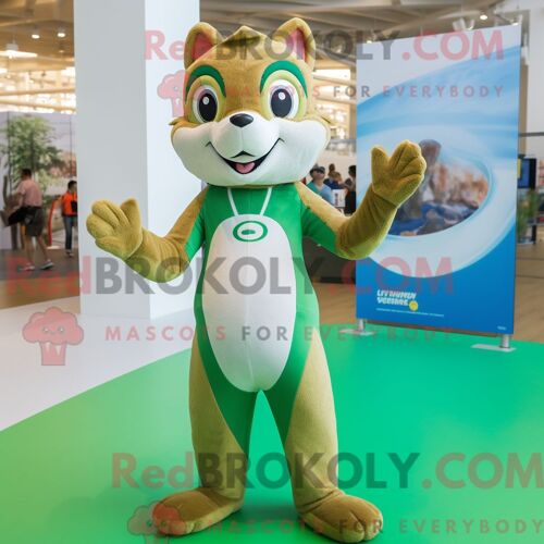 Personnage Mascotte Redbrokoly D Un Morse Rouille Habillé D Une Veste Et D Épingles À Cheveux