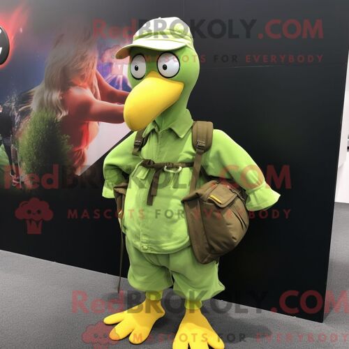 Personnage Mascotte Redbrokoly D Un Ballon De Football Marron Habillé D Un Bermuda Et De Cravates