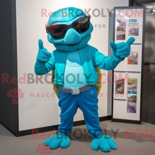 Personnage Mascotte Redbrokoly D Un Lion Des Montagnes Noir Habillé D Un Rash Guard Et De Bracelets