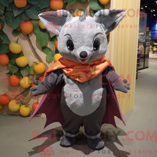 Personnage Mascotte Redbrokoly D Un Thylacosmilus Crème Habillé D Un Body Et De Clips Foulard