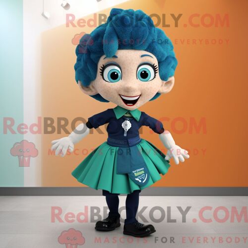 Personnage Mascotte Redbrokoly D Une Chaussure De Danse Irlandaise Rose Habillée D Un Gilet Et De Coussinets De Pieds