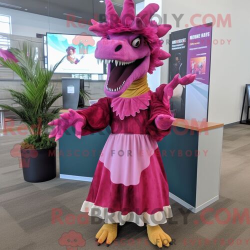 Personnage Mascotte Redbrokoly D Un Haricot Vert Rouge Habillé D Un Smoking Et De Bracelets