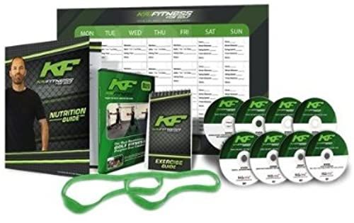 Kai Fitness For Golf Training Dvd Kit Workout Body 1/4" Band Less Resistance