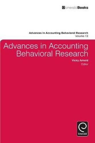 Advances In Accounting Behavioral Research