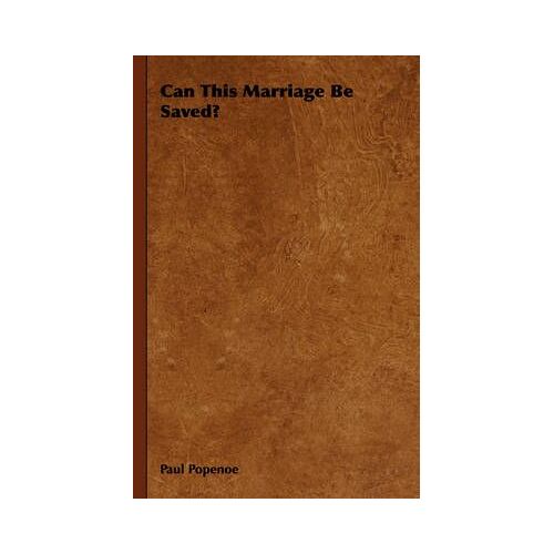 Can This Marriage Be Saved?