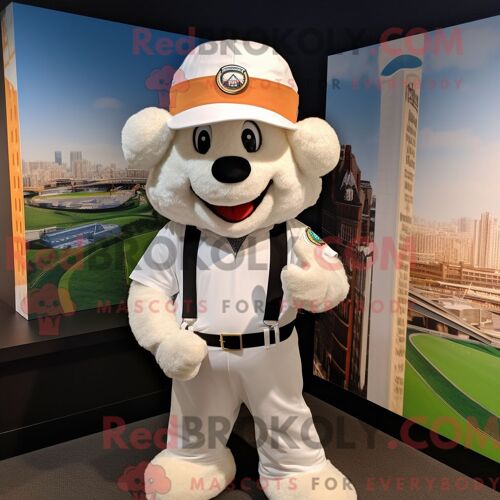 Costume De Mascotte Redbrokoly D Huître Rose Personnage Habillé D Un Sweat À Capuche Et D Épingles À Chapeau