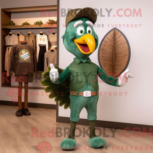 Personnage Mascotte Redbrokoly D Un Corned-Beef Et D Un Chou Dorés Habillés D Un Pantalon Et De Ceintures De Smoking