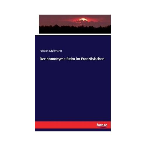 Der Homonyme Reim Im Französischen
