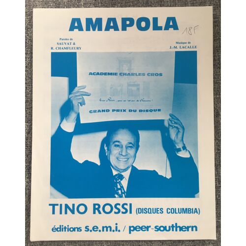 Amapola De Tino Rossi (Boléro)