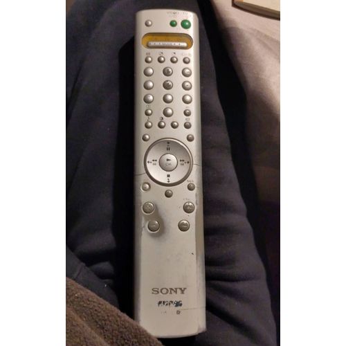Télécommande Sony RM-Y1102 ou RM-Y1103 télécommande Sony a2111401111401 remote control mando genuine pour TV télévision magnétoscope VCR et DVD vidéo