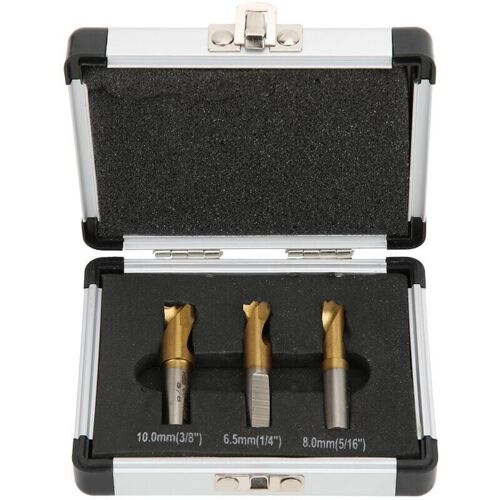 3Pcs Foret a Depointer, HSS CO 6.5mm/8mm/10mm Foret Coupeur de Soudage par Points Ensemble Fraises a Depointer pour Enlever les Joints de Soudure en Tole goodnice
