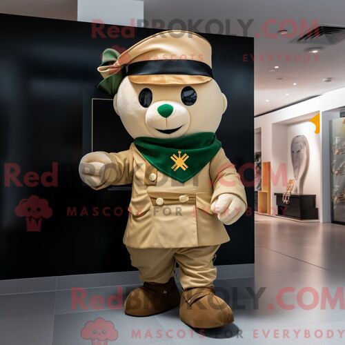 Costume Mascotte Redbrokoly D Âne Vert Habillé D Un T-Shirt Et De Pochettes