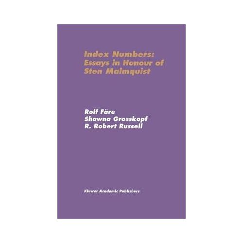 Index Numbers: Essays In Honour Of Sten Malmquist