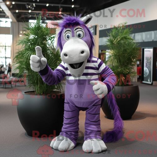 Personnage Mascotte Redbrokoly D Un Bbq Ribs Rose Habillé D Un Gilet Et De Bonnets