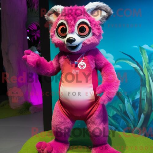 Personnage Mascotte Redbrokoly D Un Trilobite Orange Habillé D Un Imperméable Et D Une Écharpe