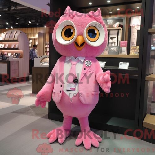 Personnage Mascotte Redbrokoly D Un Bracelet Vert Forêt Habillé D Un Blazer Et De Colliers