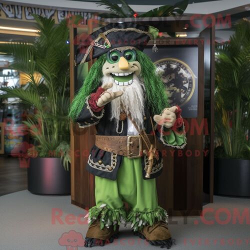 Personnage Mascotte Redbrokoly D Un Service Aérien Spécial Crème Habillé D Une Blouse Et De Chapeaux