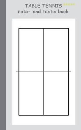 Table Tennis 2 In 1 Tacticboard And Training Workbook