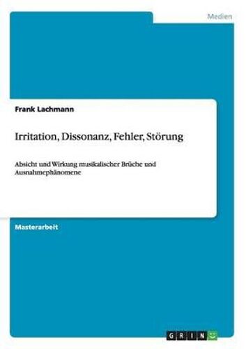 Irritation, Dissonanz, Fehler, Störung