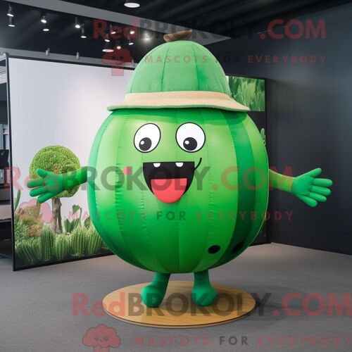 Personnage Mascotte Redbrokoly D Un Renne Jaune Citron Habillé D Un Maillot De Bain Une Pièce Et De Montres Digitales