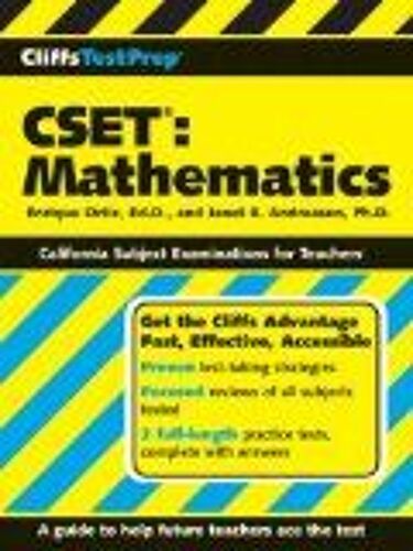Cliffstestprep Cset: Mathematics