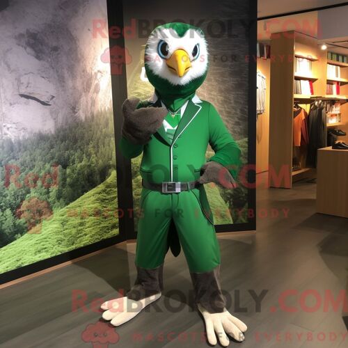 Personnage Mascotte Redbrokoly D Un Fer À Cheval Bleu Sarcelle Habillé D Un Maillot De Rugby Et De Ceintures
