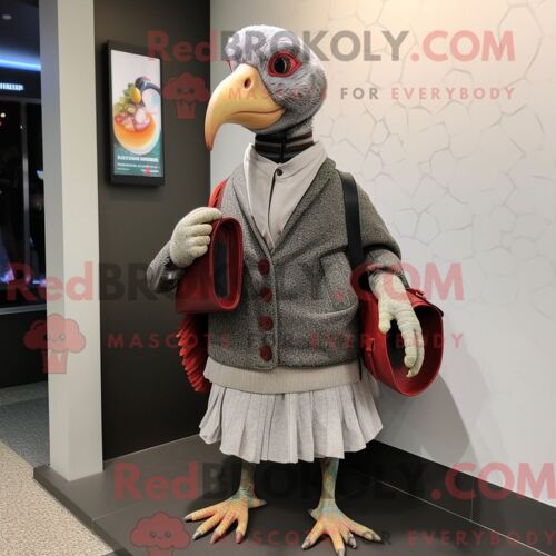 Personnage Mascotte Redbrokoly D Un Écureuil Volant Turquoise Habillé D Une Salopette Et De Besaces