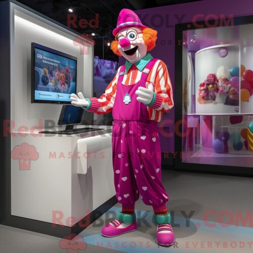Personnage Mascotte Redbrokoly D Un Faucon Marron Habillé D Une Jupe Trapèze Et D Épingles À Châle