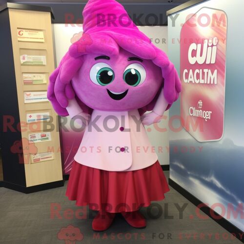 Costume De Mascotte Redbrokoly De Paresseux Géant Blanc Habillé D Un Col Roulé Et De Bracelets De Cheville