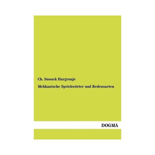 Mekkanische Sprichwörter Und Redensarten