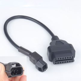 Adaptateur De Connecteur De Diagnostic Obd2 Pour Moto, Câble À 3 Broches Pour Suzuki Yamaha Honda