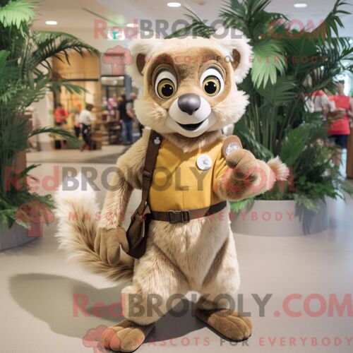 Personnage Mascotte Redbrokoly D Une Caille Grise Habillée D Un Polo Et De Lacets De Chaussures