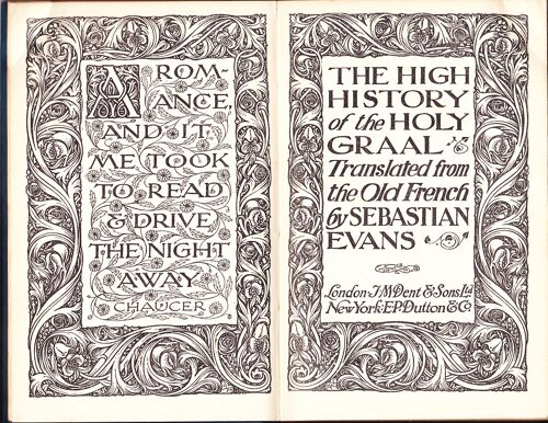 The High History Of The Holy Graal